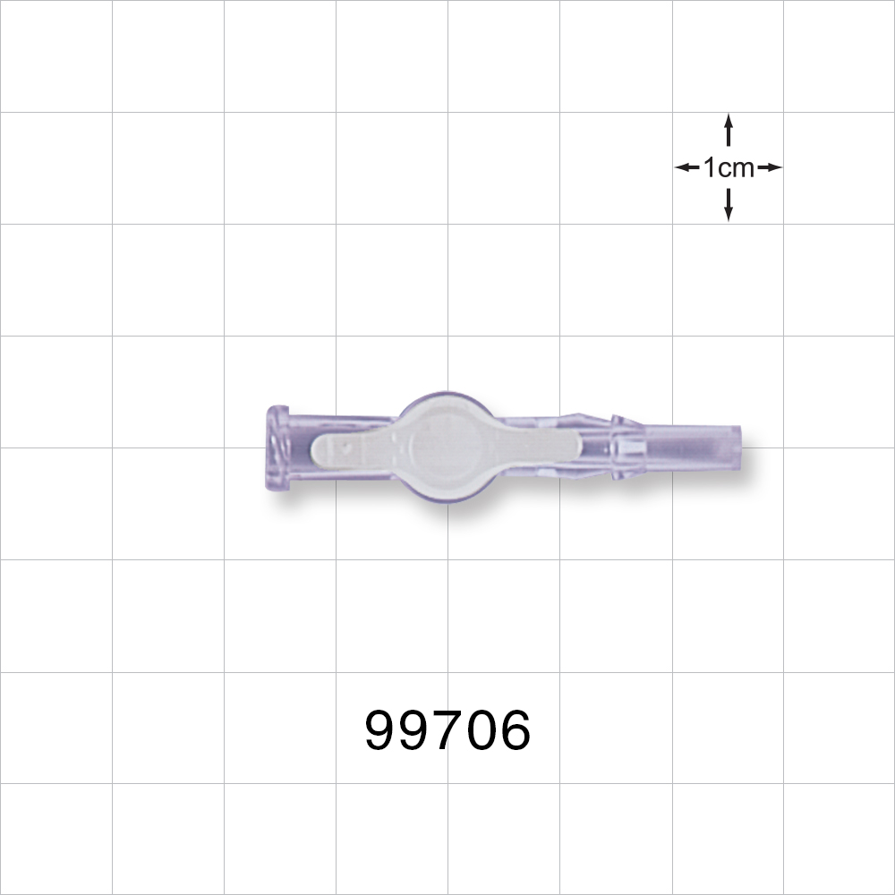 1-Way Stopcock, Female Luer Lock, Male Luer Slip