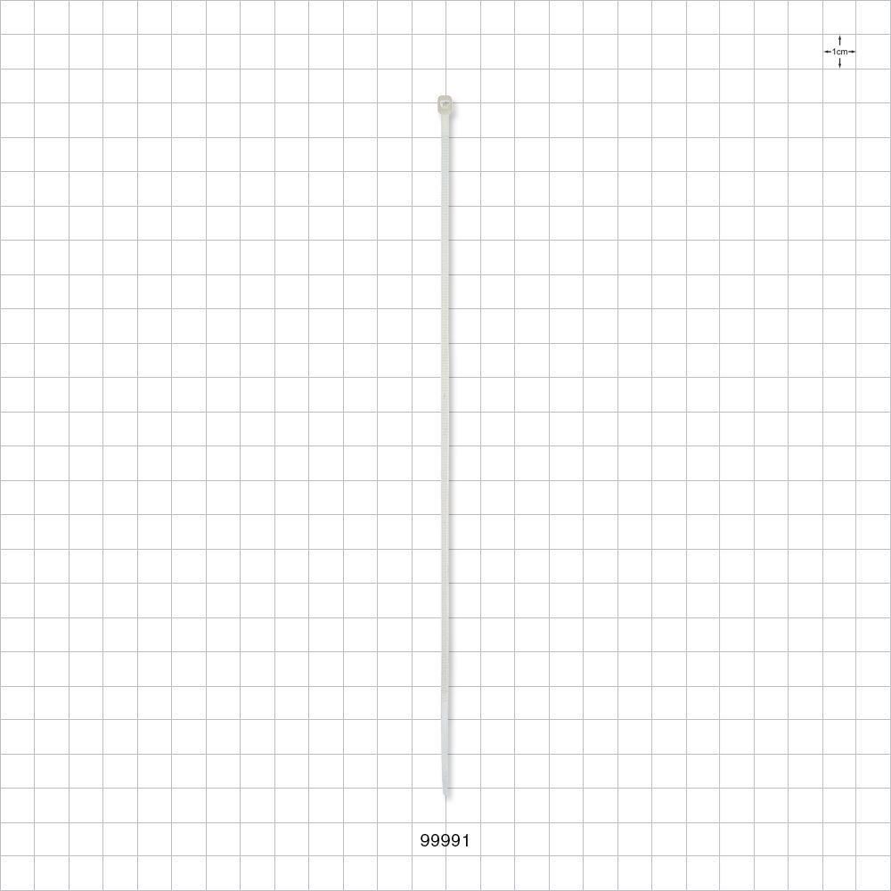 General Purpose Cable Tie, Non Re-opening, Natural