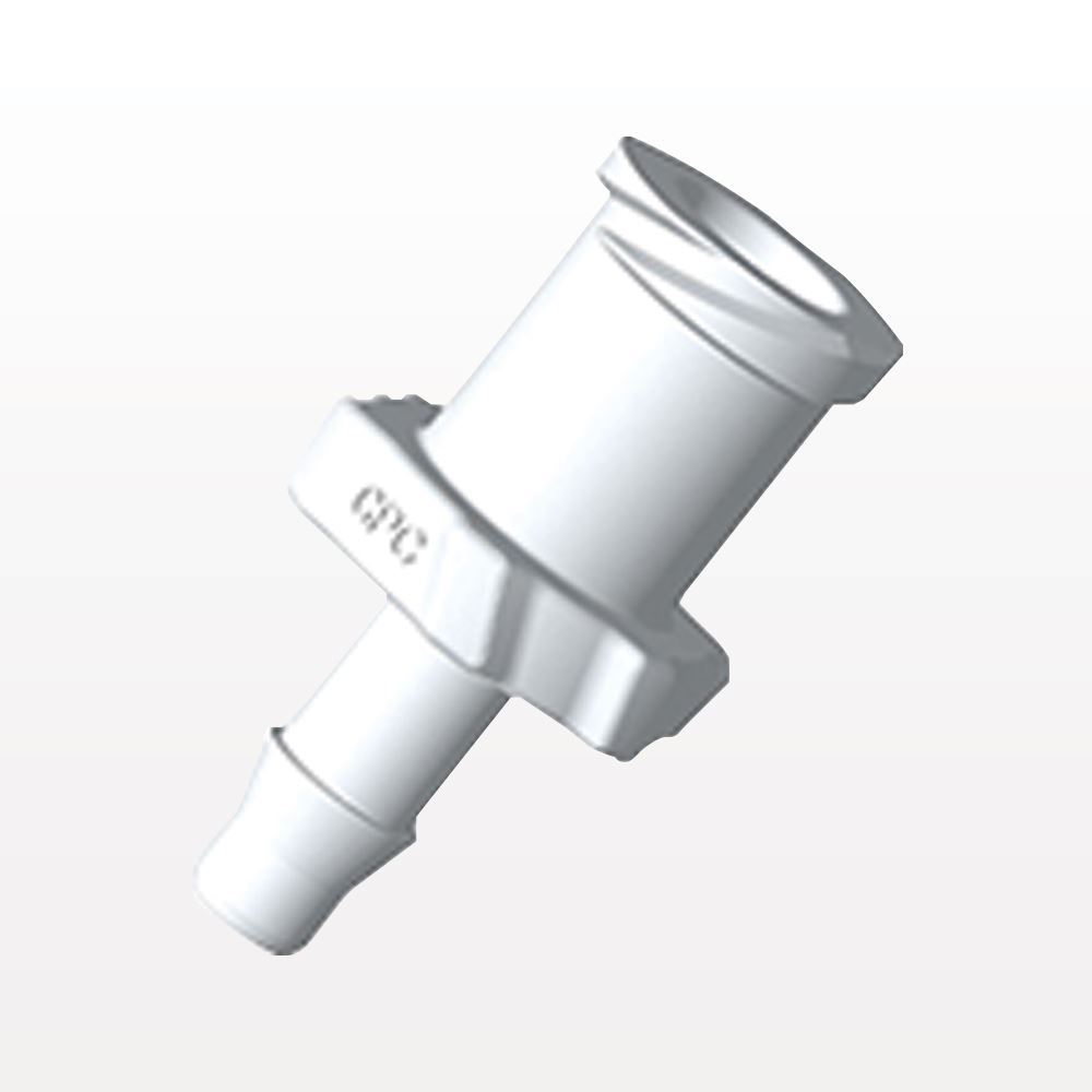 Female Luer Lock, Barbed, Natural, 100/Bag