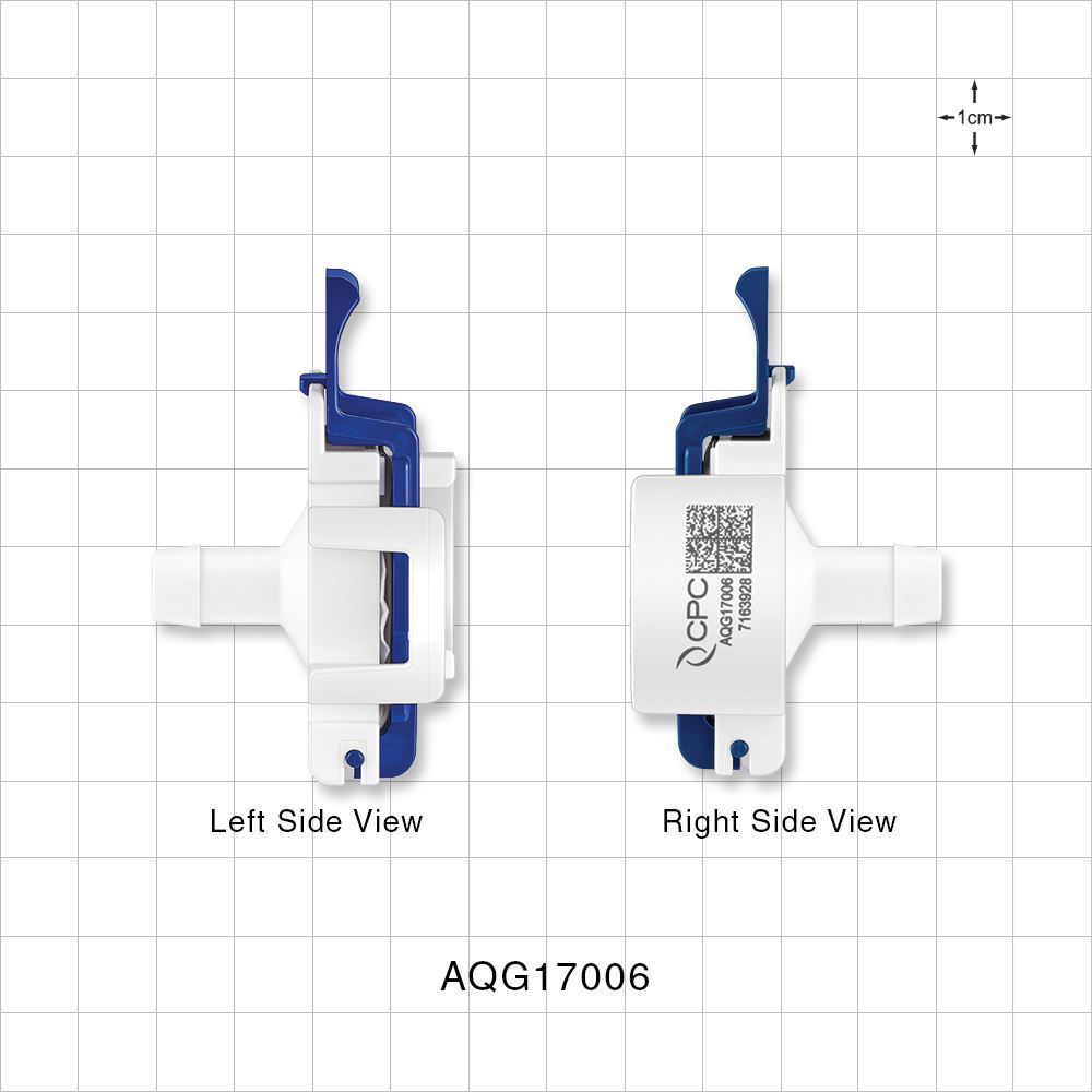 AseptiQuik® G Connector, Genderless, Barbed