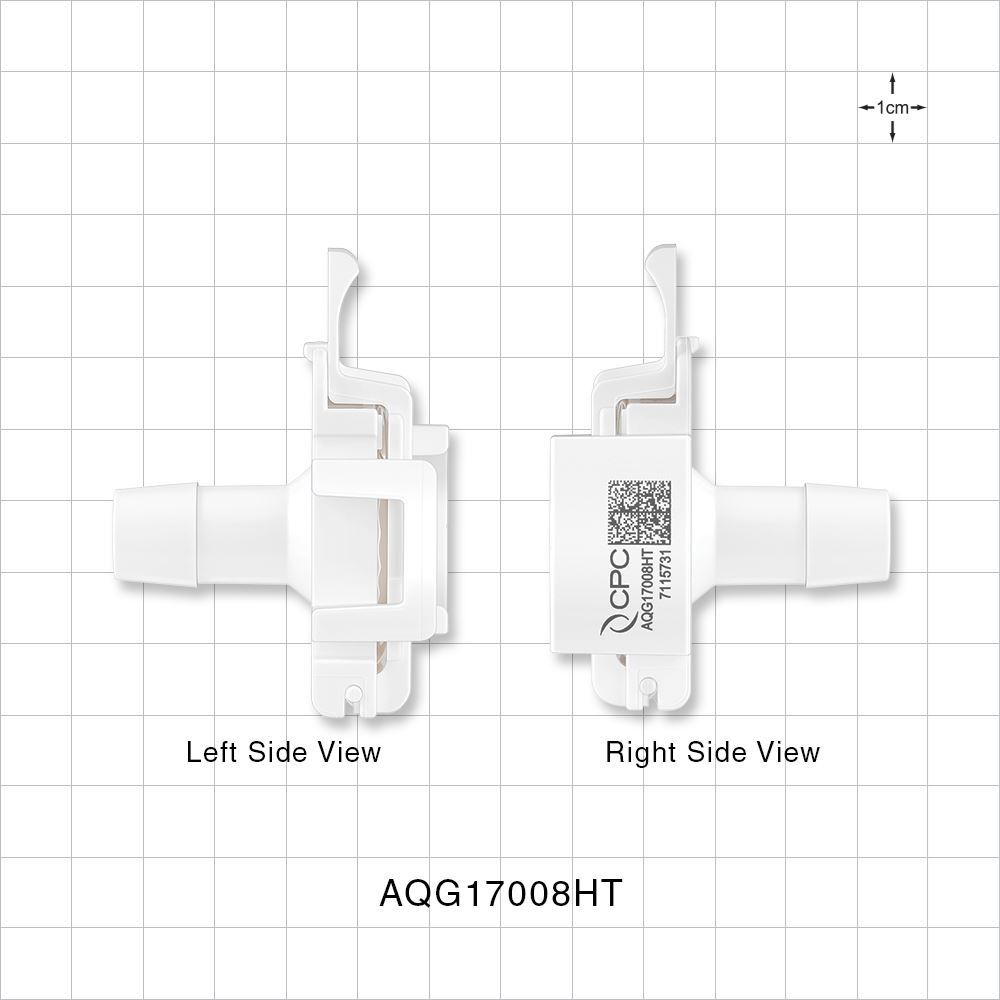 AseptiQuik® G Connector, Genderless, Barbed, High Temperature