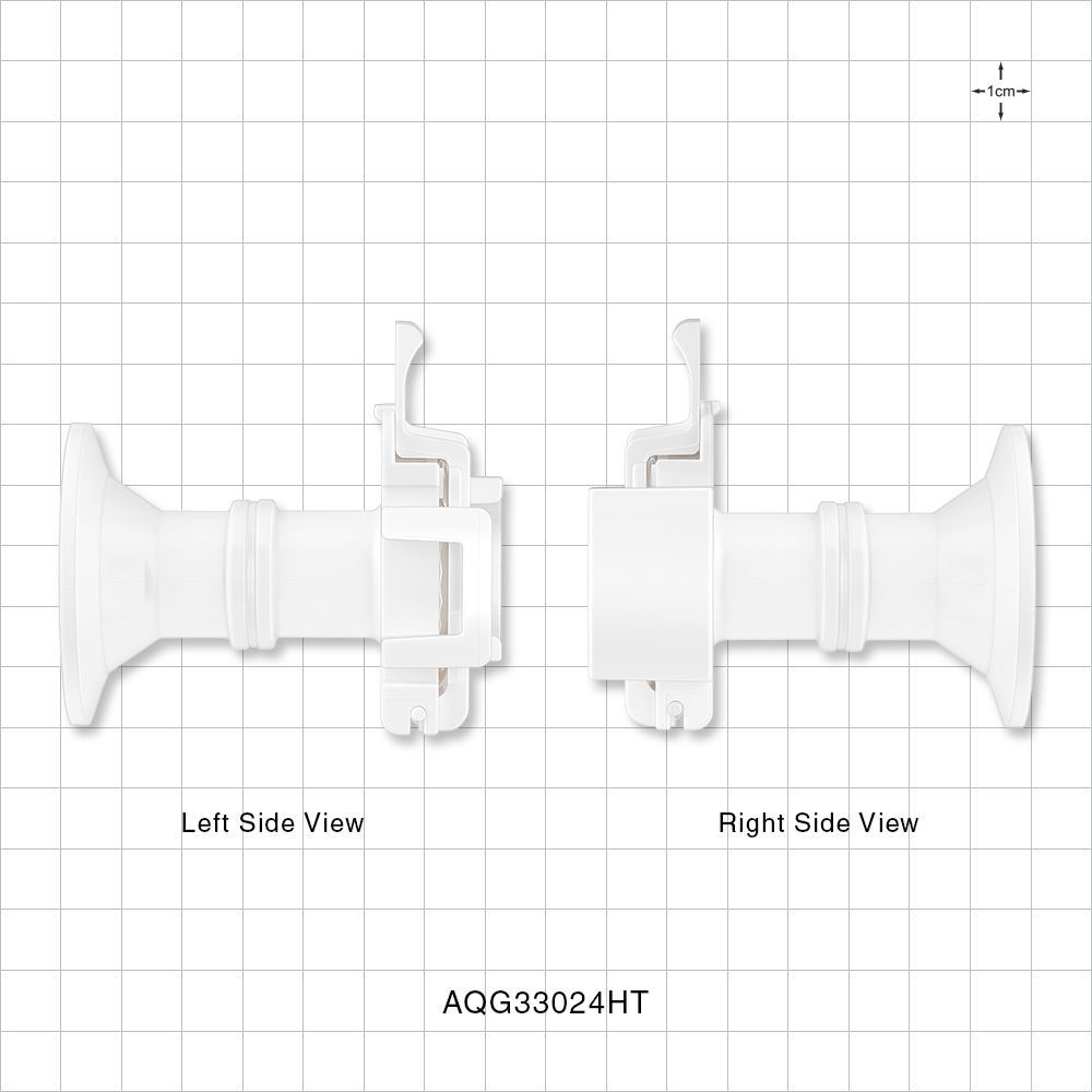 AseptiQuik® G Connector, Genderless, Sanitary Flange, High Temperature