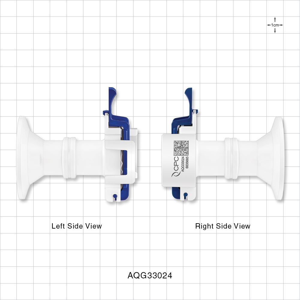 AseptiQuik® G Connector, Genderless, Sanitary Flange