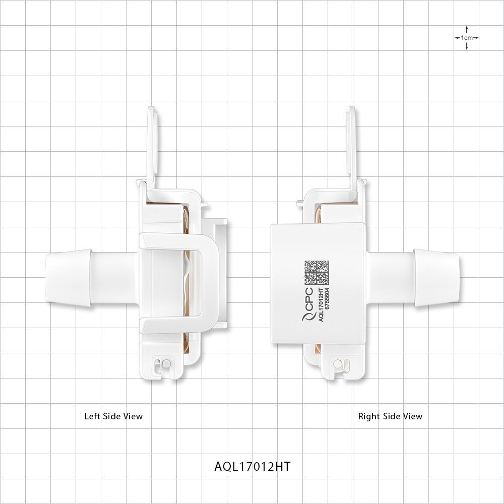 AseptiQuik® L Connector, Genderless, Barbed, High Temperature