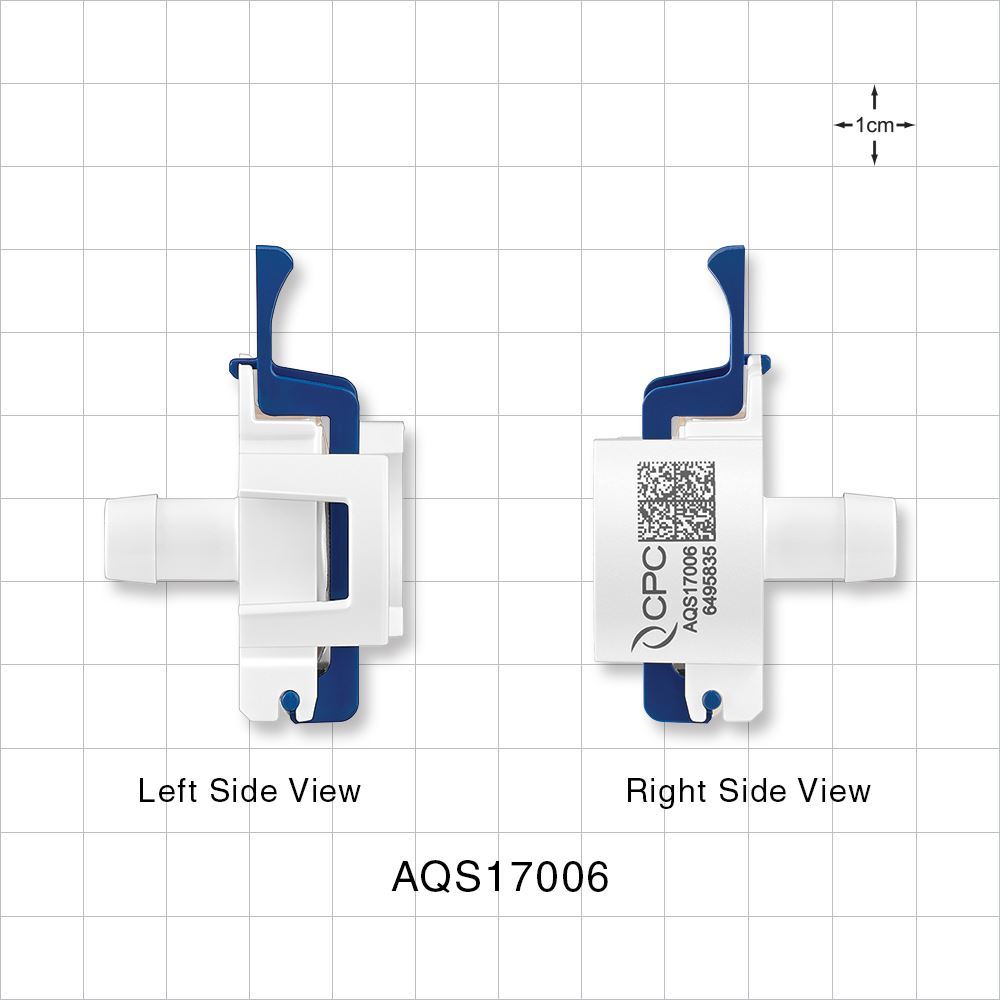 AseptiQuik® S Connector, Genderless, Barbed