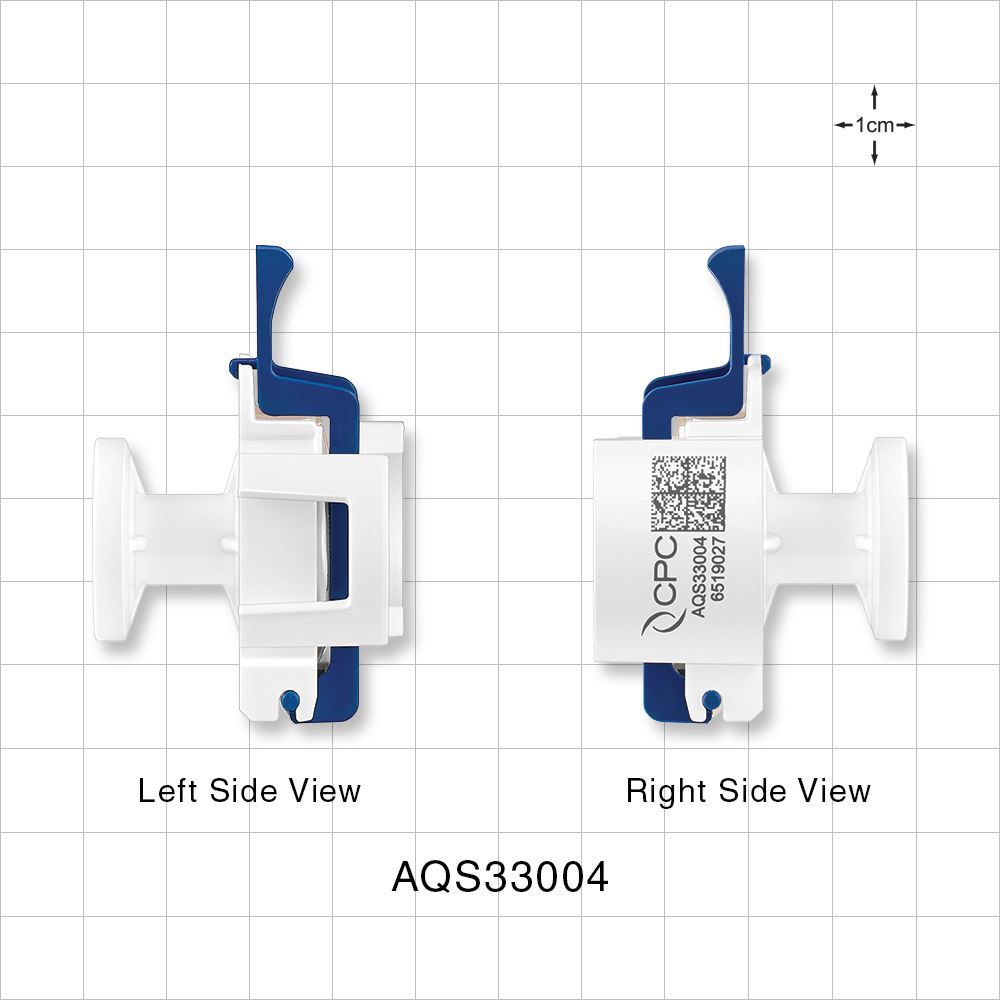 AseptiQuik® S Connector, Genderless, Sanitary Flange