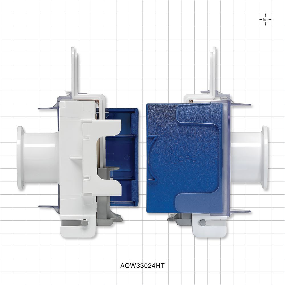 AseptiQuik® W Connector, Genderless, Sanitary Flange, High Temperature