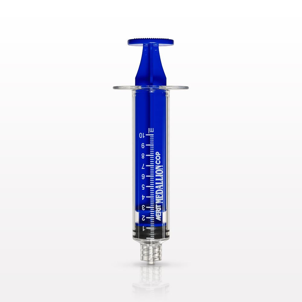 Medallion® COP Syringe, Male Luer Lock, Blue, 160/Box
