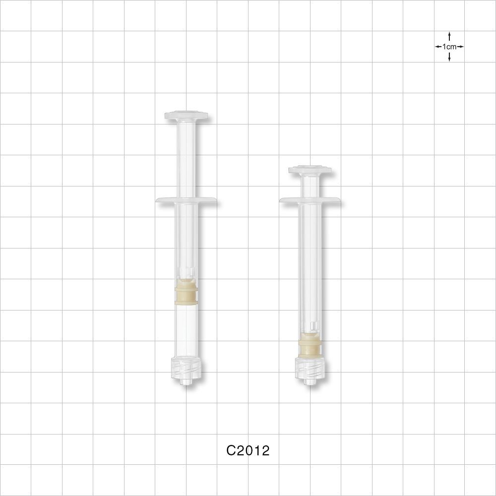 Syringe, Male Luer Lock, Natural