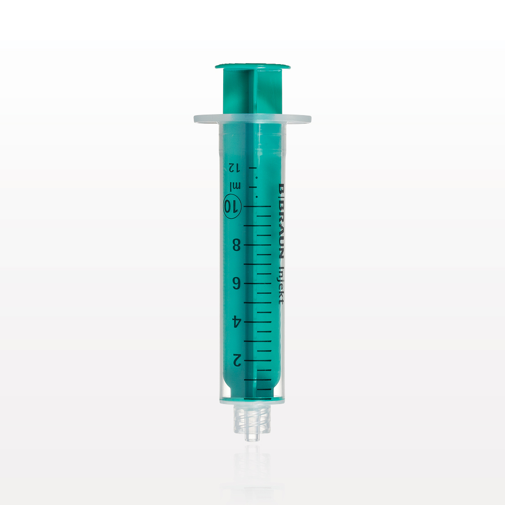 Two-Piece Syringe, Male Luer Lock, Green