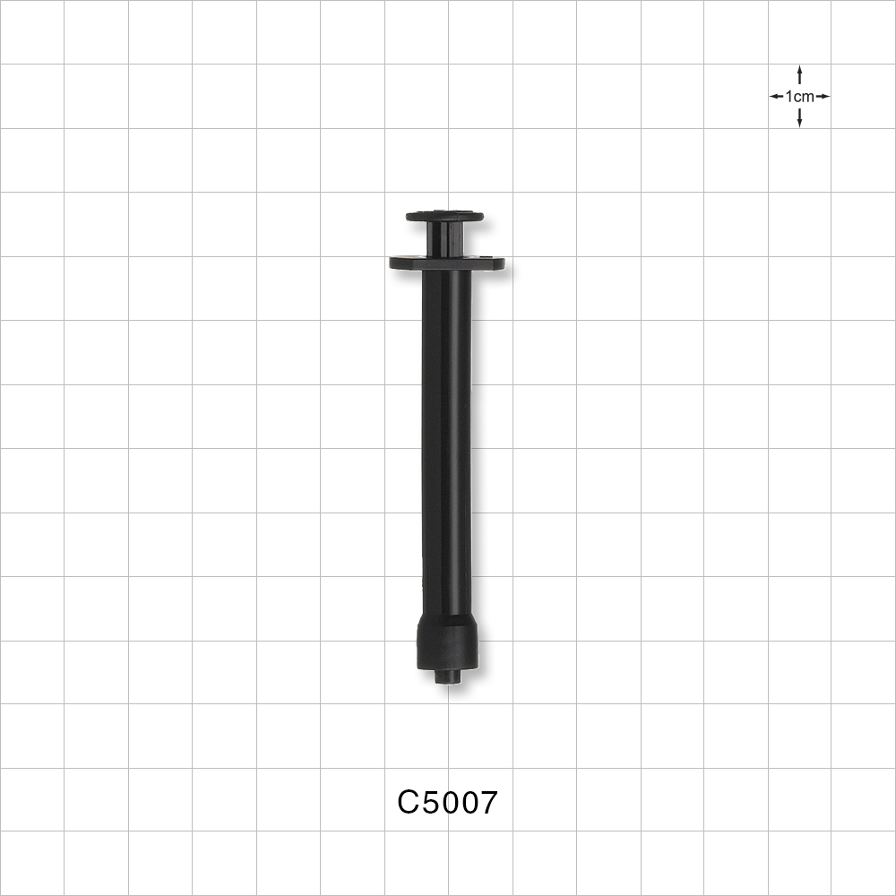 Syringe, Male Luer Lock, Zero Dead Space, Black
