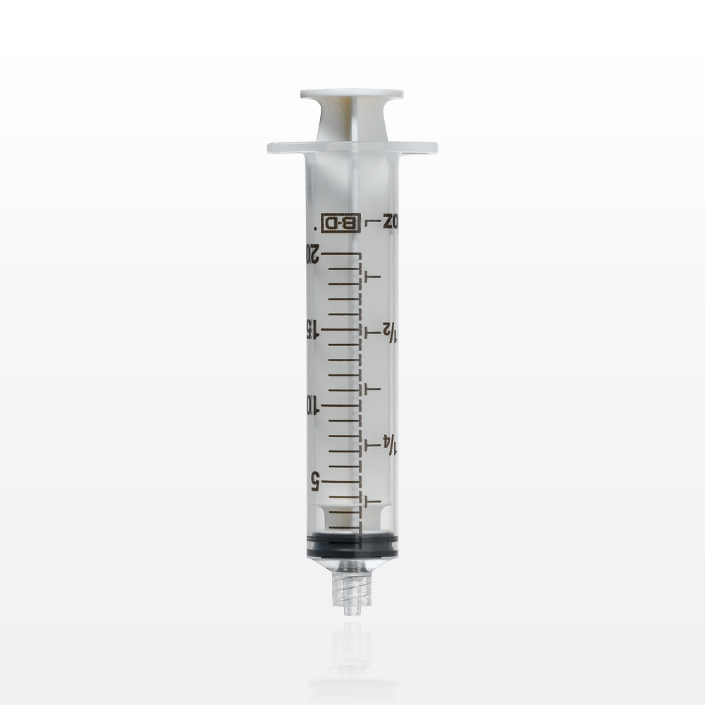 Syringe, Male Luer Lock, White