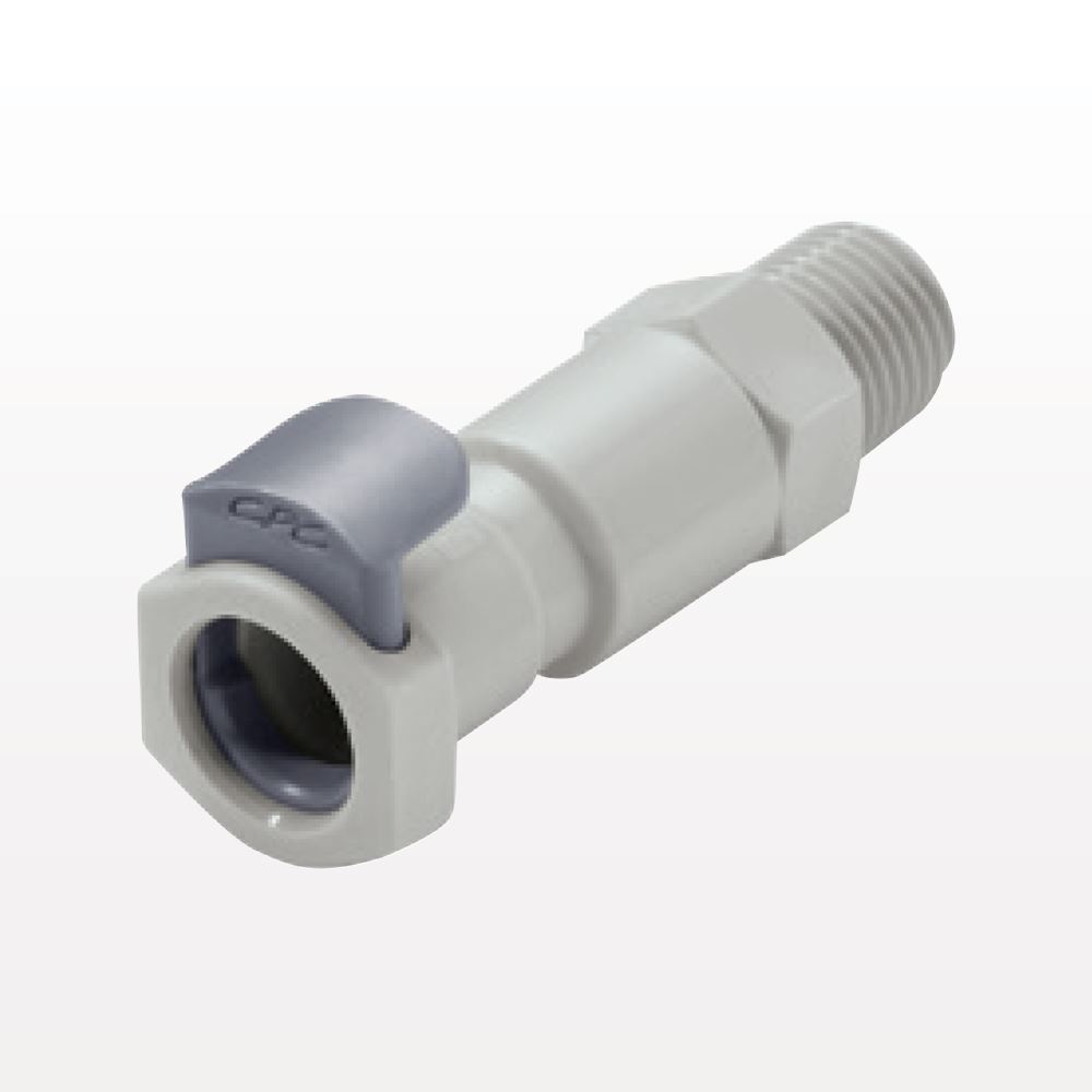 EFC12 Connector, Body, Valved, Threaded