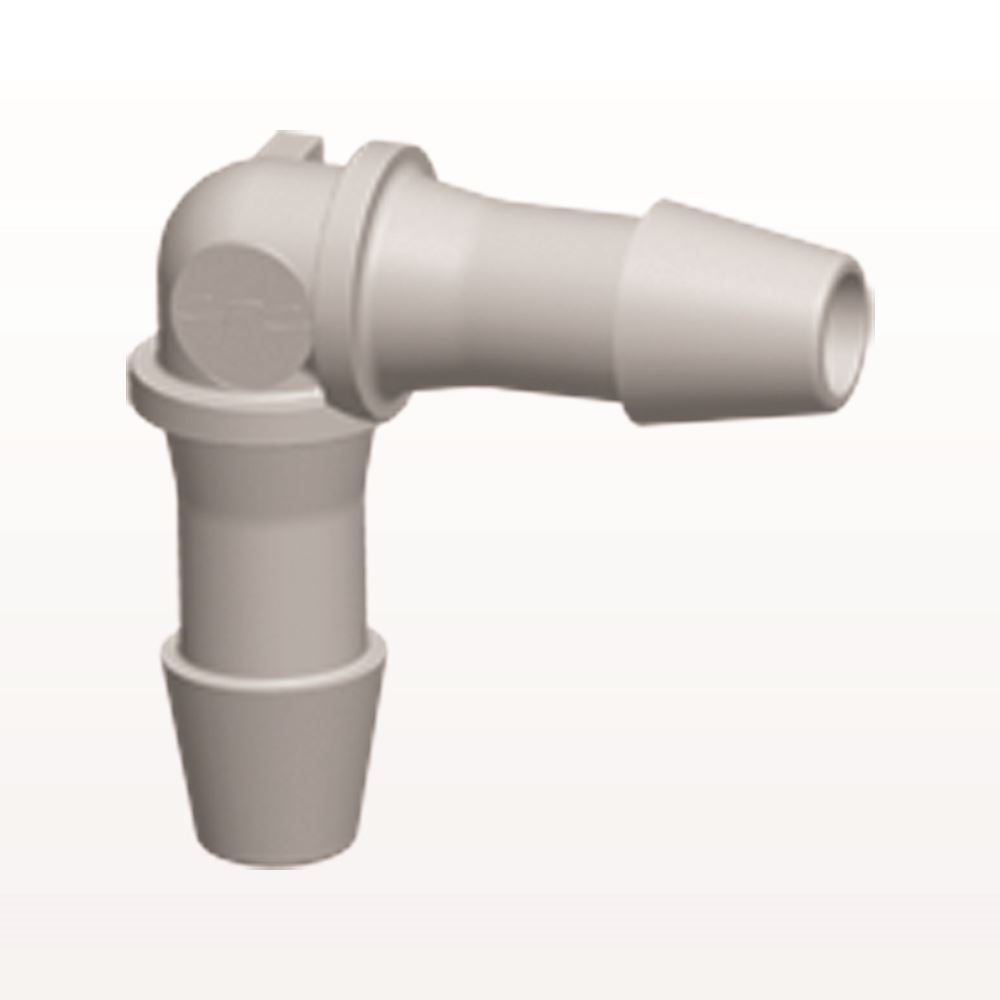 Elbow Connector, Barbed, Natural, 100/Bag