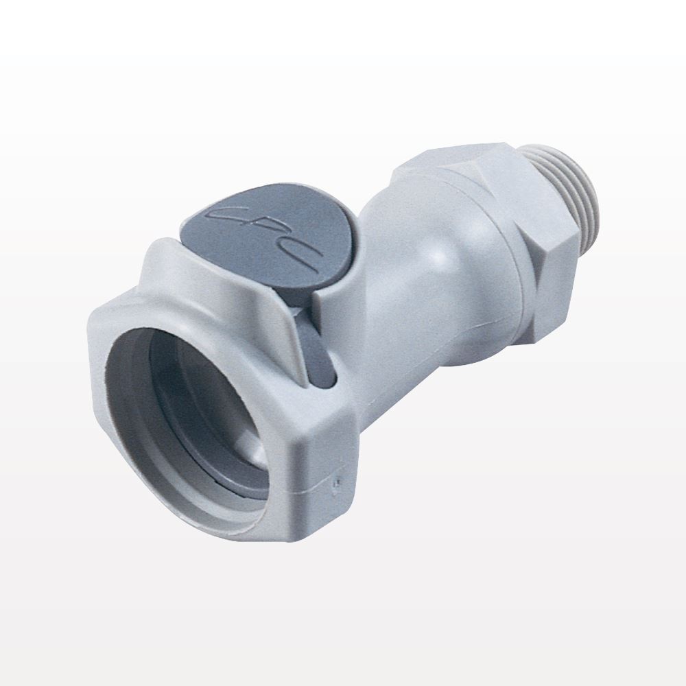 HFC12 Connector, Body, Non-Valved, Threaded