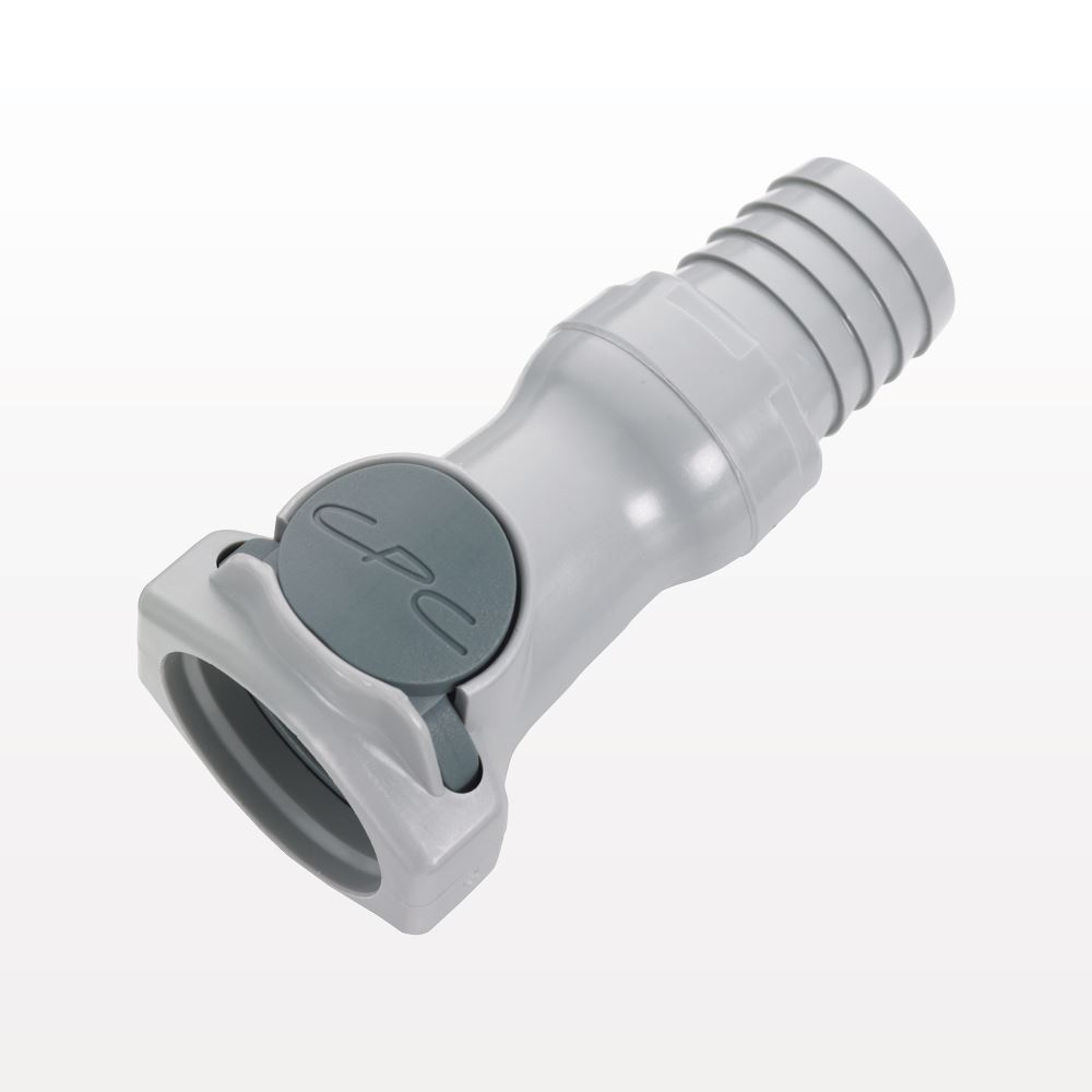 HFC12 Connector, Body, Valved, Barbed