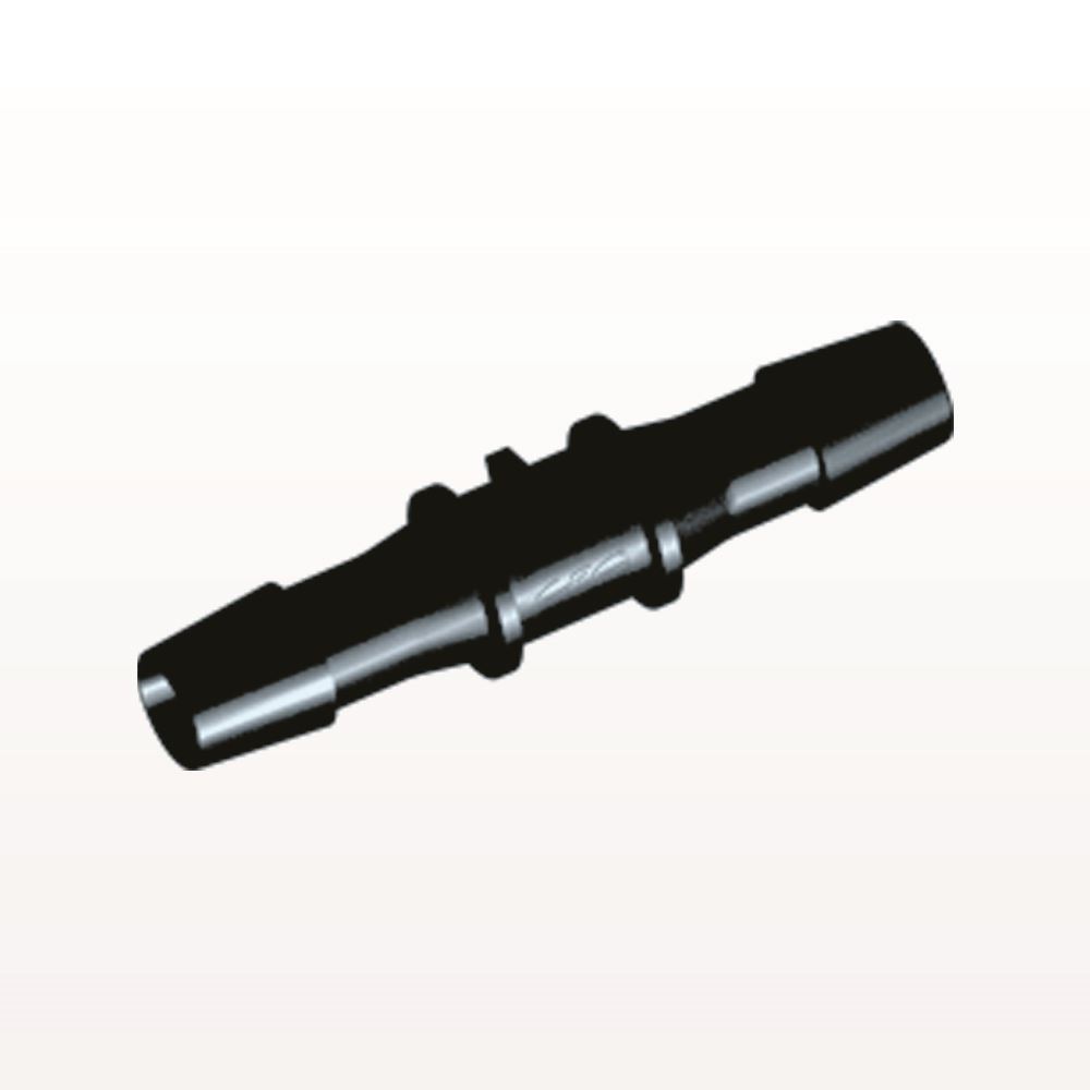 Straight Connector, Barbed, Black, 100/bag