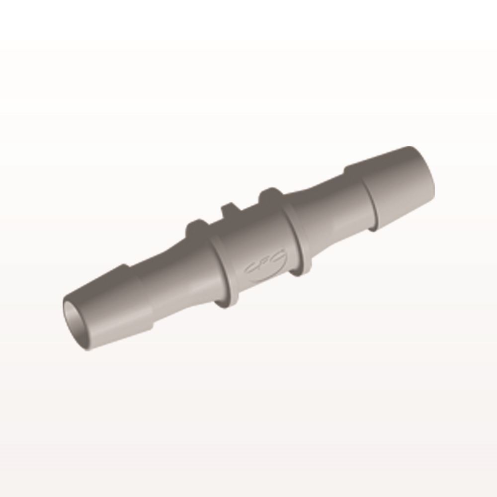 Straight Connector, Barbed, Natural, 100/Bag