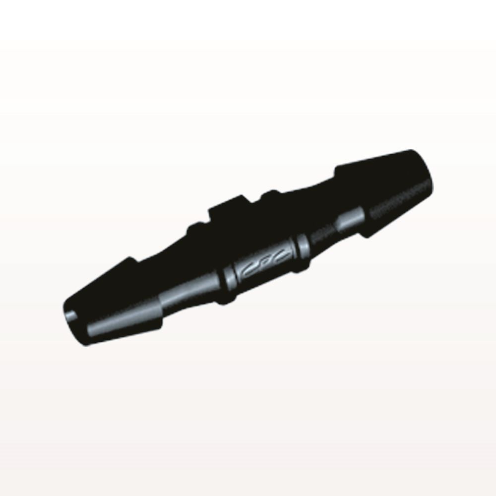 Straight Connector, Barbed, Black, 100/Bag