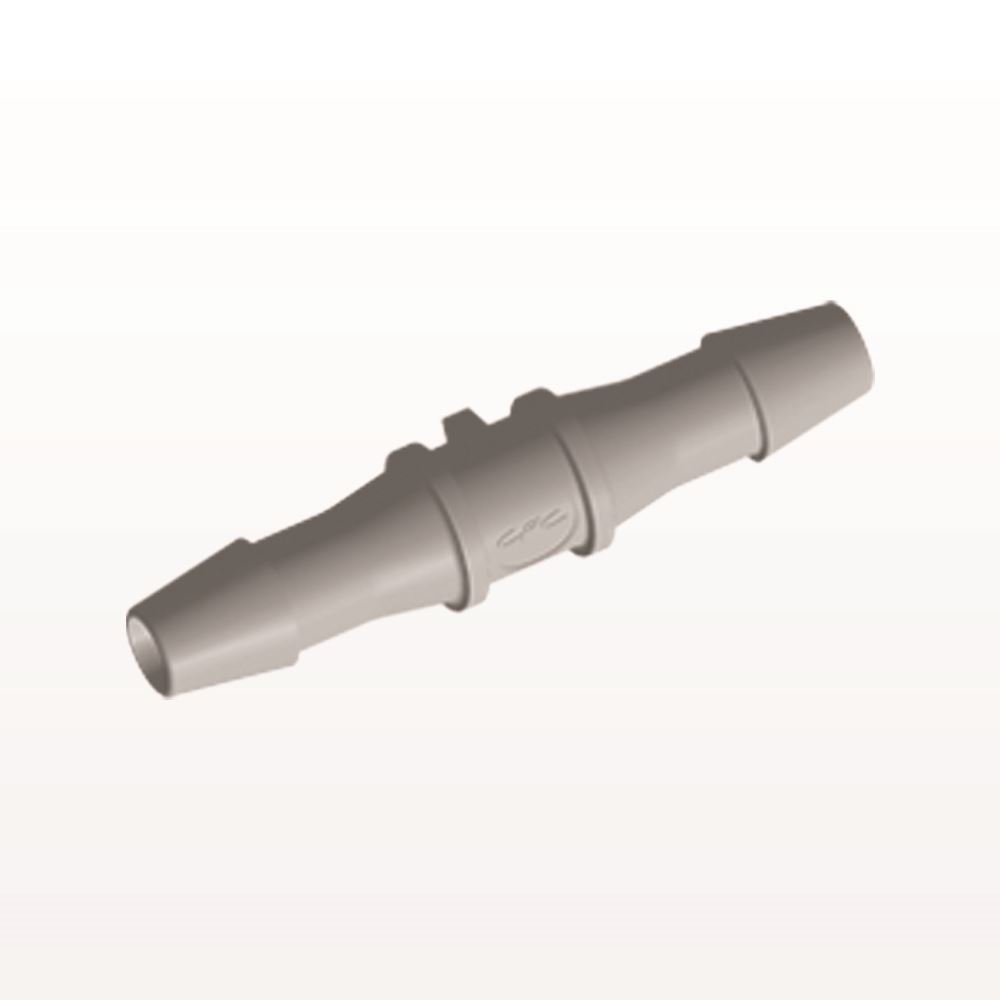 Straight Connector, Barbed, Natural, 100/Bag