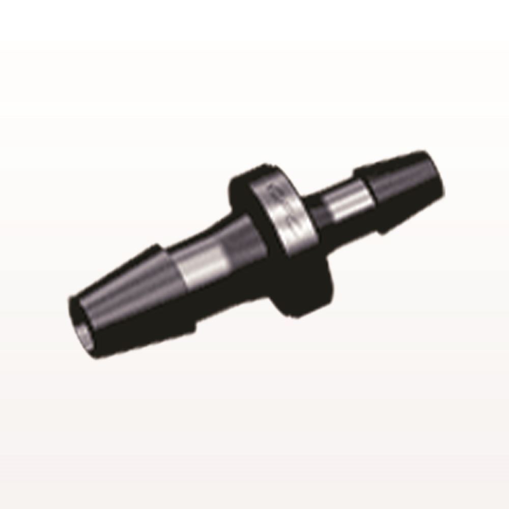 Straight Connector, Reducer, Barbed, Black, 100/Bag
