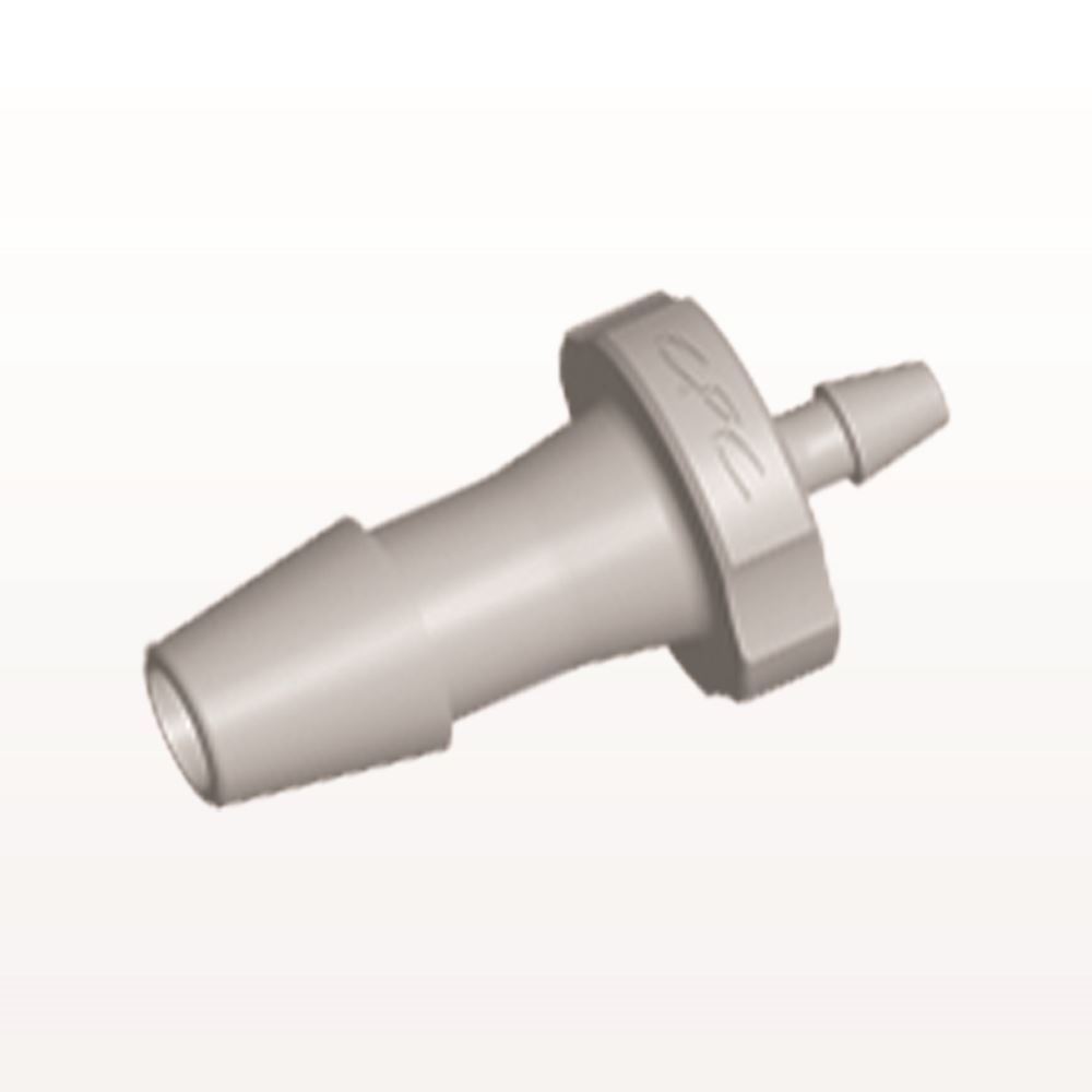 Straight Connector, Reducer, Barbed, Natural, 100/Bag