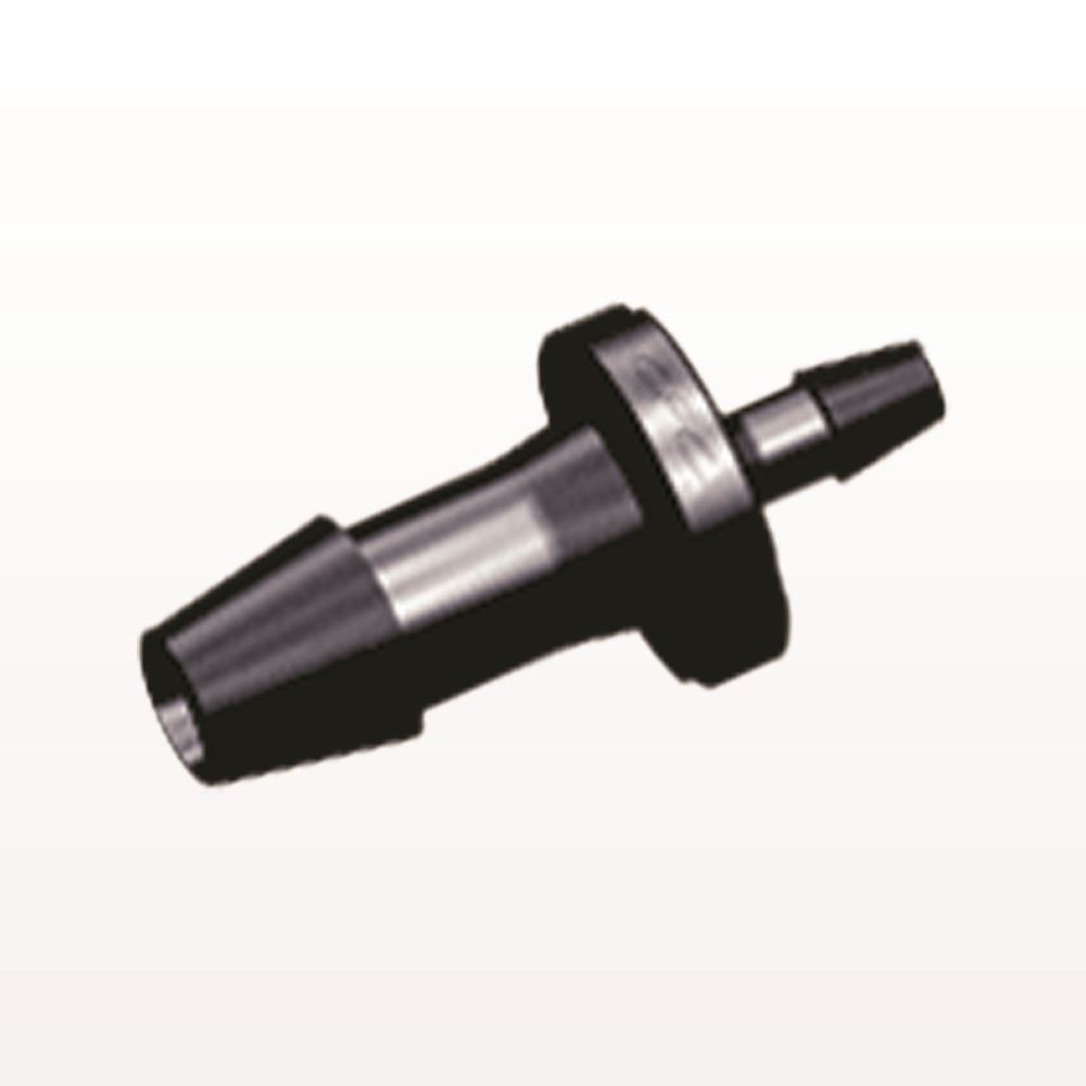 Straight Connector, Reducer, Barbed, Black, 100/Bag
