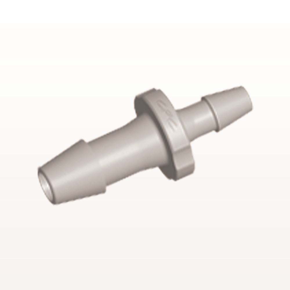 Straight Connector, Reducer, Barbed, Natural, 100/Bag