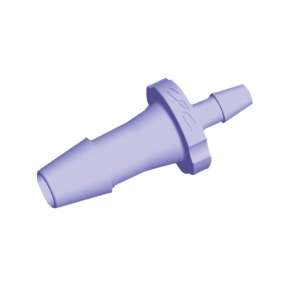Straight Connector, Reducer, Barbed, Natural, 100/Bag