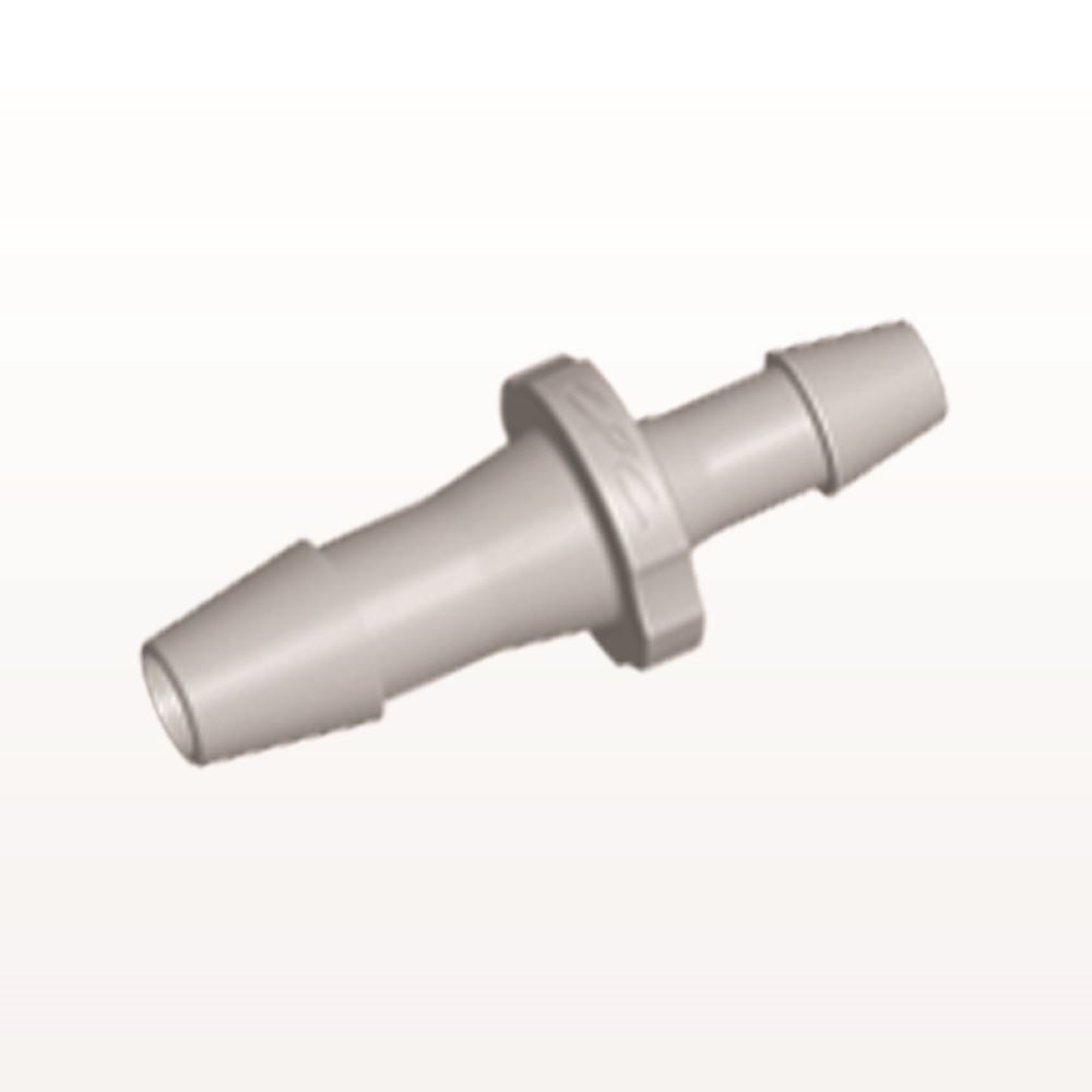 Straight Connector, Reducer, Barbed, Natural, 100/Bag