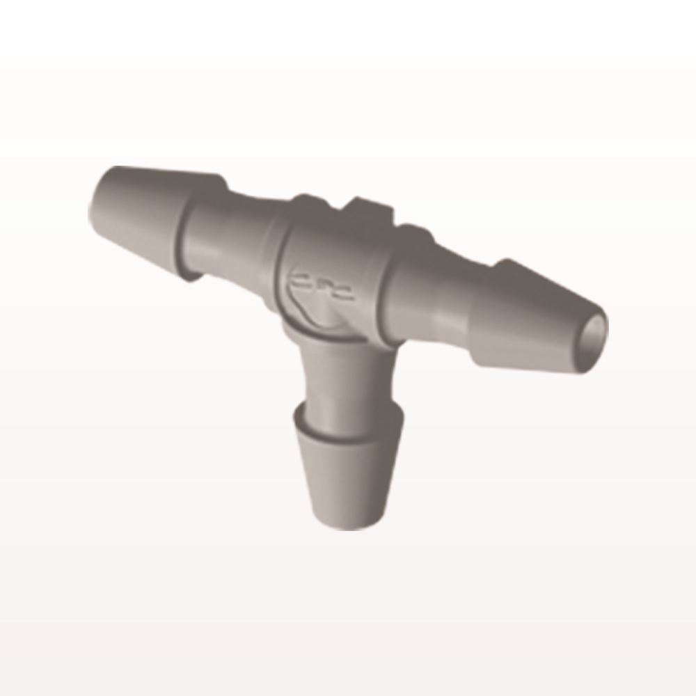 T Connector, Barbed, Natural, 100/Bag