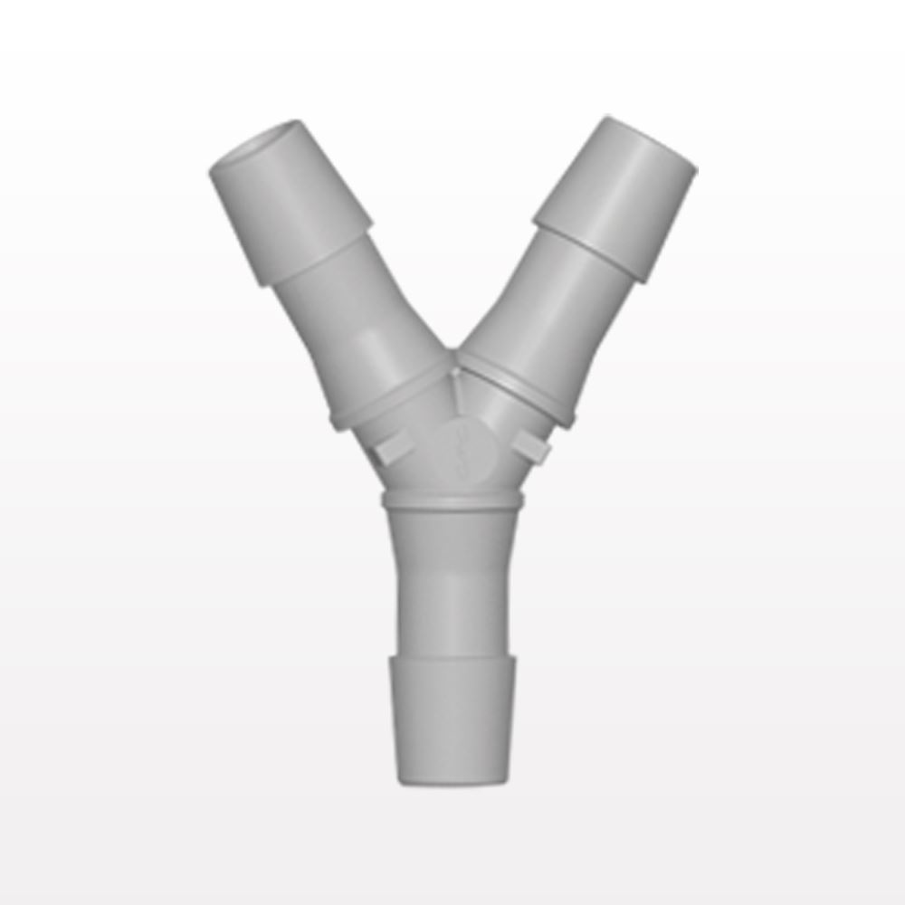 Y Connector, Barbed, Natural, 100/Bag