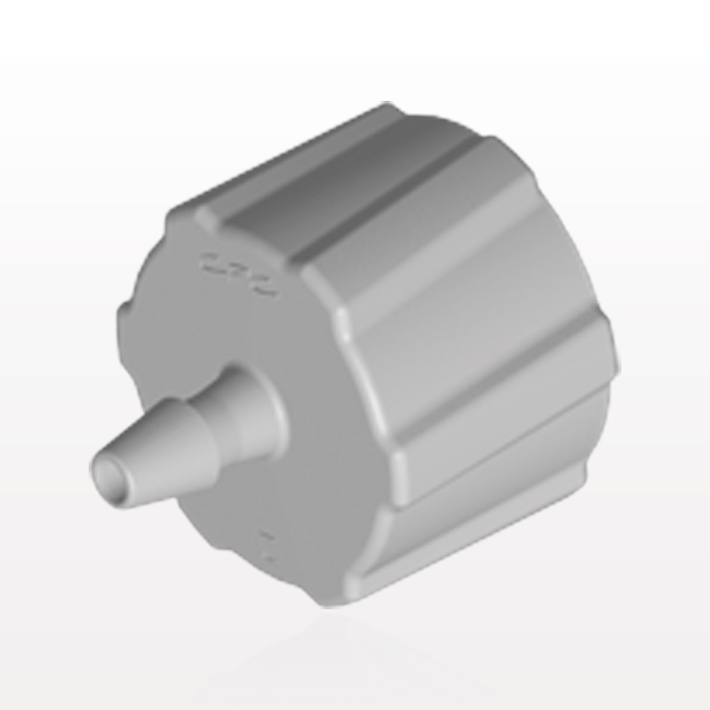 Male Luer Lock, Barbed, Natural, 100/Bag