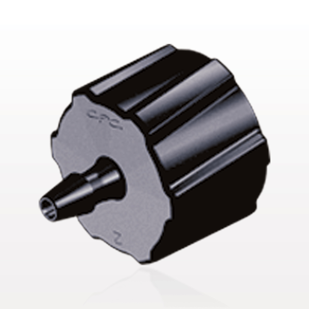 Male Luer Lock, Barbed, Black, 100/Bag