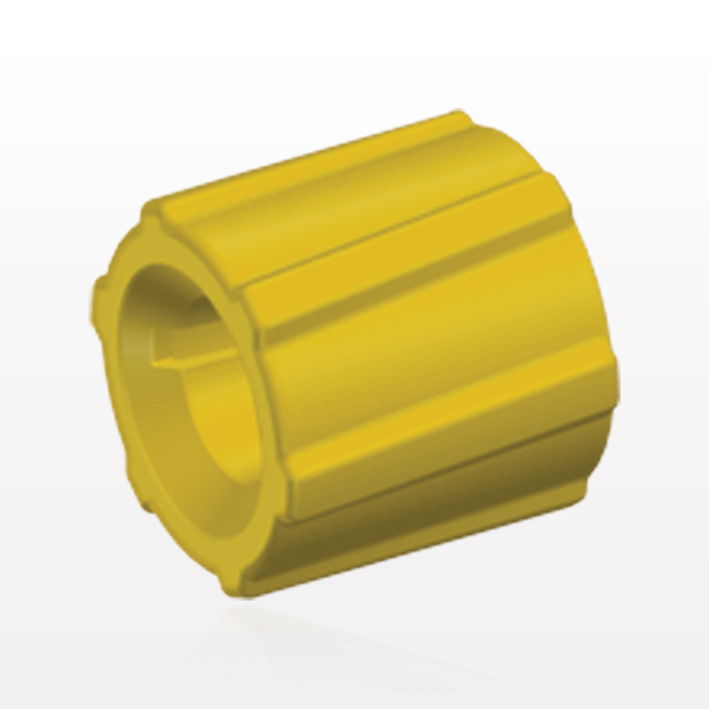 Fixed Lock Ring, Yellow, 100/Bag