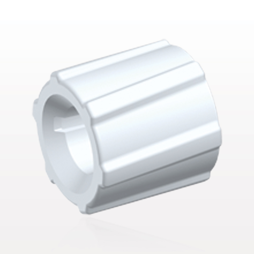 Spin Lock Ring, White, 100/Bag