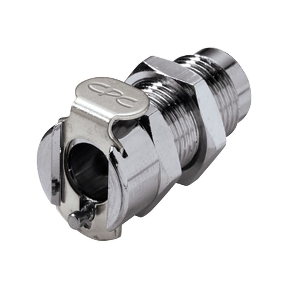 MC Connector, Panel Mount Body, Valved, Barbed