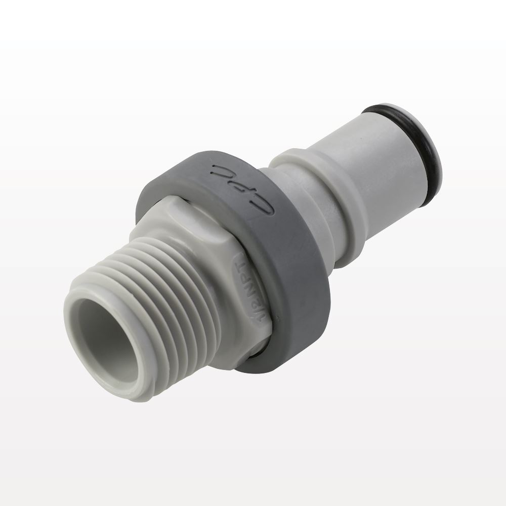 NS6 Connector, Insert, Valved, Threaded