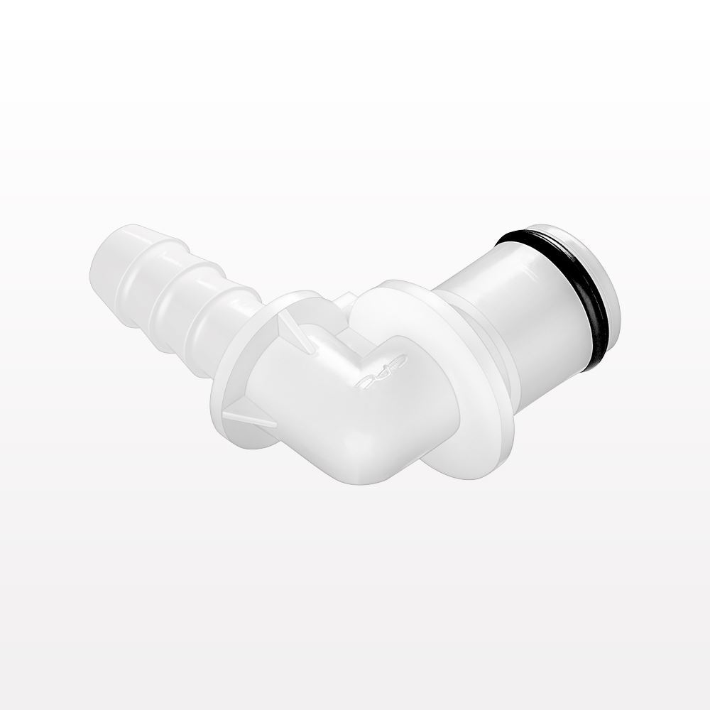 PLC Connector, Elbow Insert, Non-Valved, Barbed