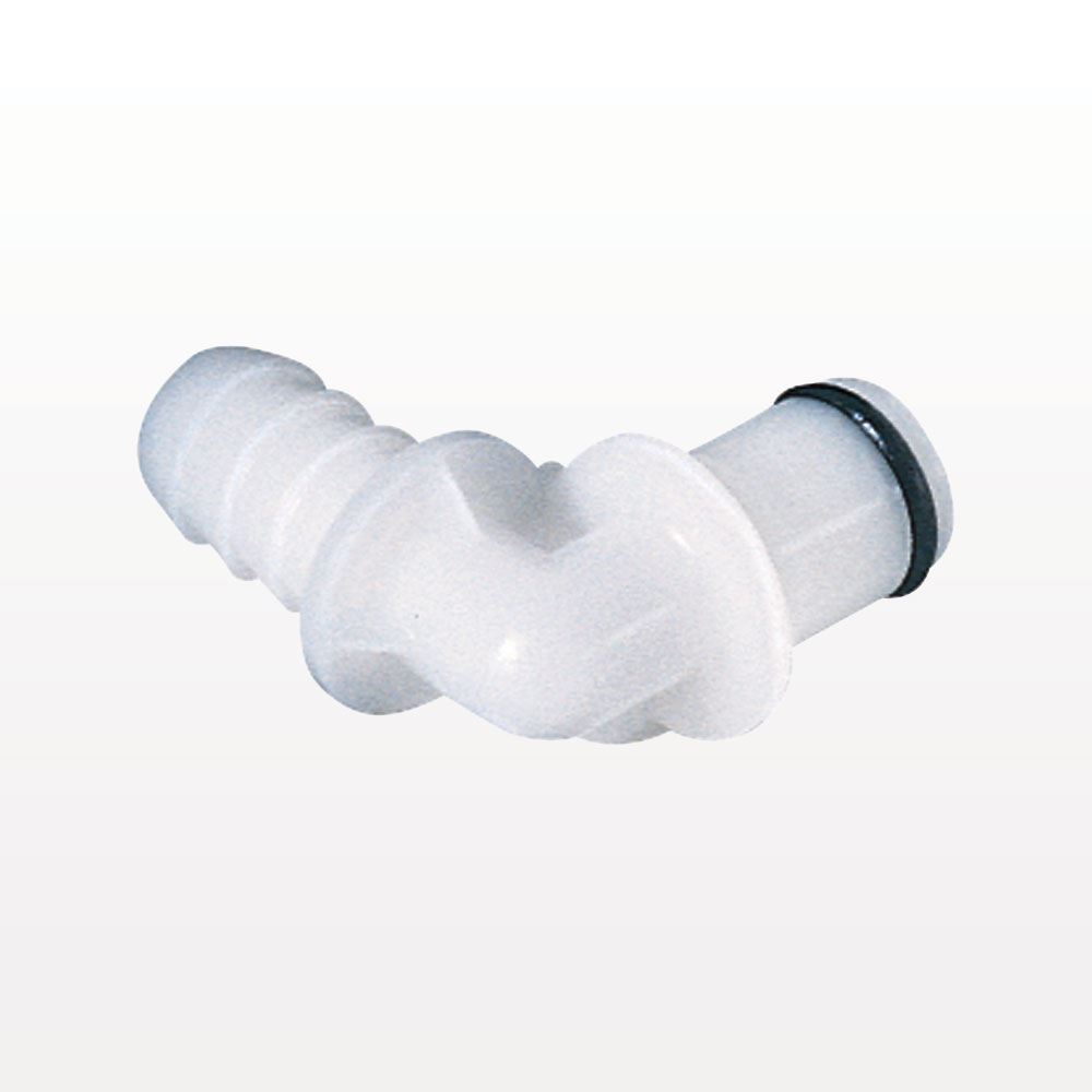 PLC Connector, Elbow Insert, Non-Valved, Barbed