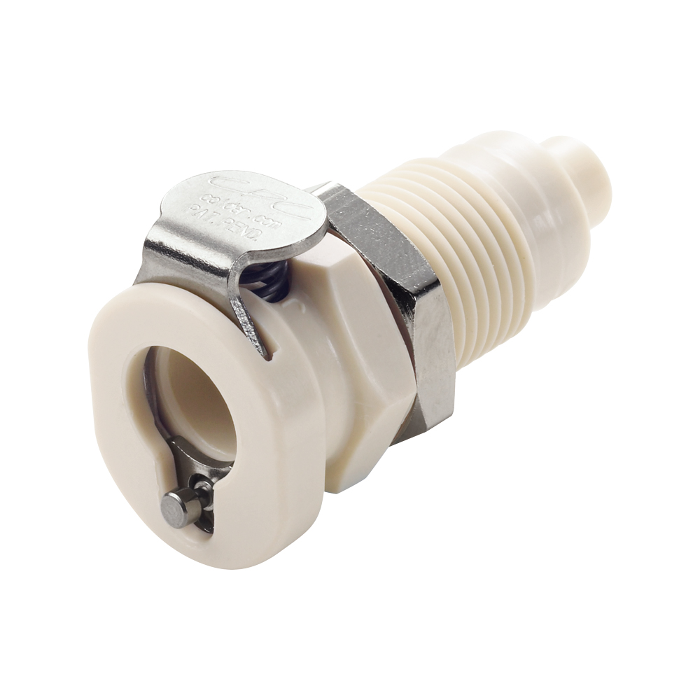 PMC12 Connector, Panel Mount Body, Non-Valved, Barbed