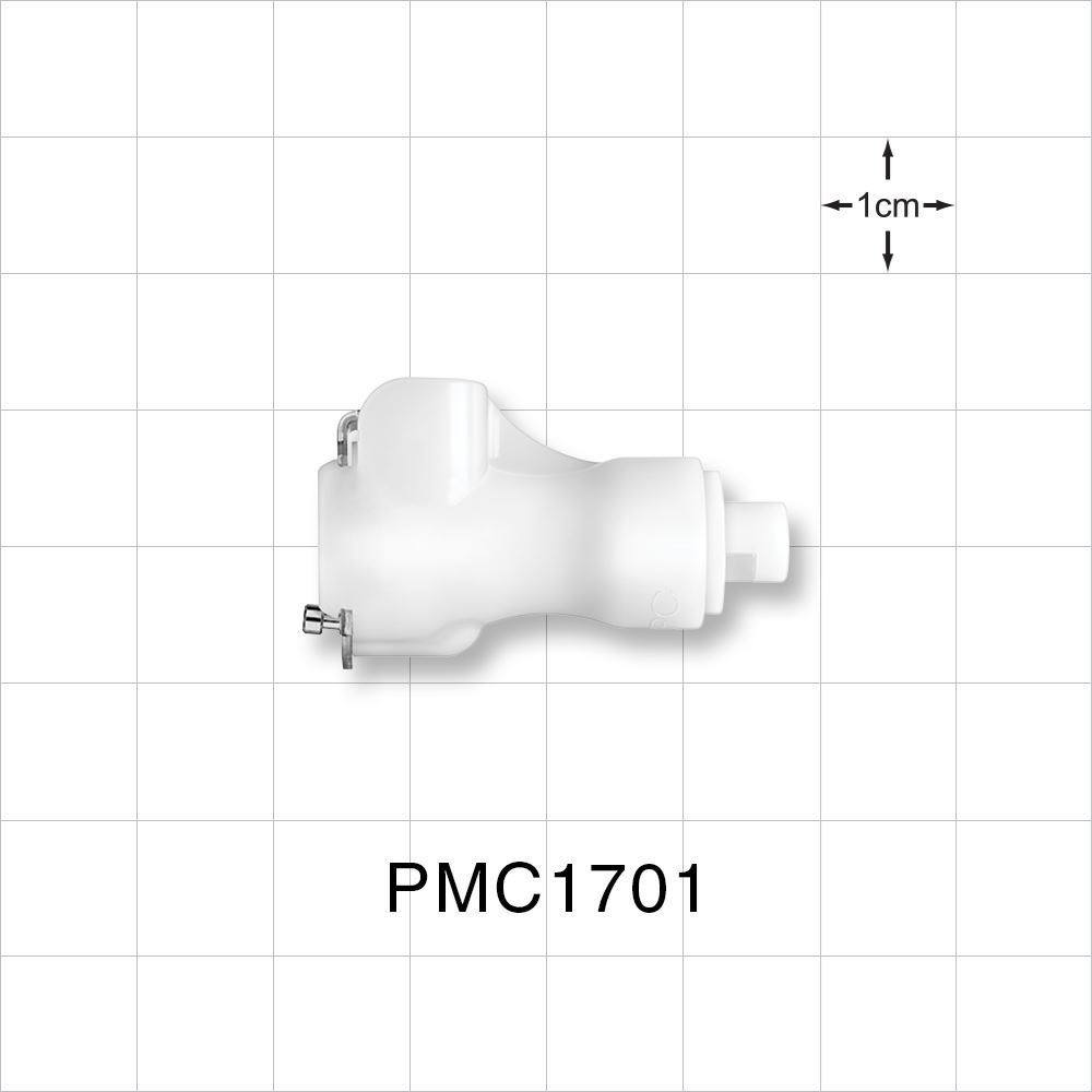 PMC Connector, Body, Non-Valved, Barbed