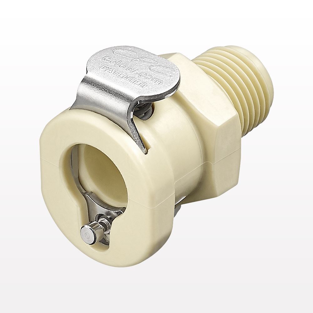 PMC12 Connector, Body, Valved, Threaded