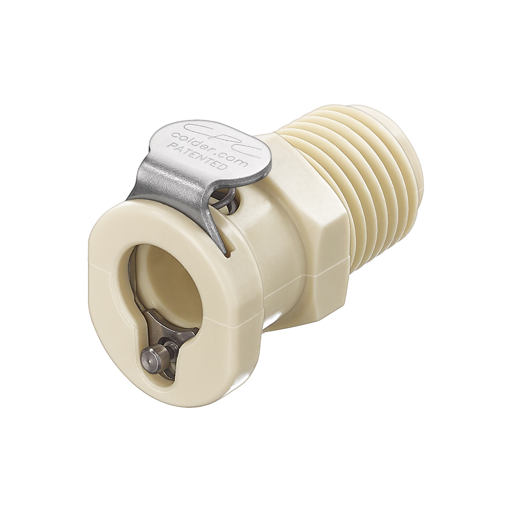 PMC12 Connector, Body, Valved, Threaded