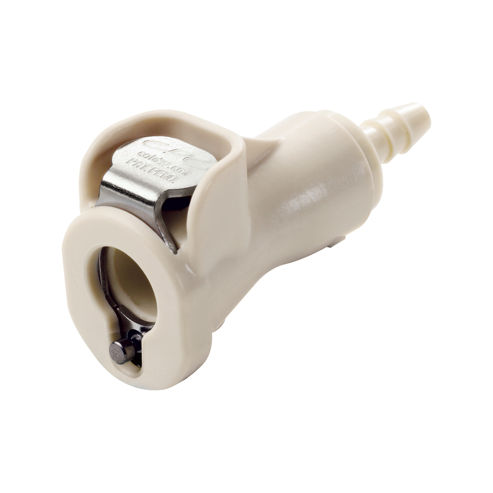 PMC12 Connector, Body, Valved, Barbed