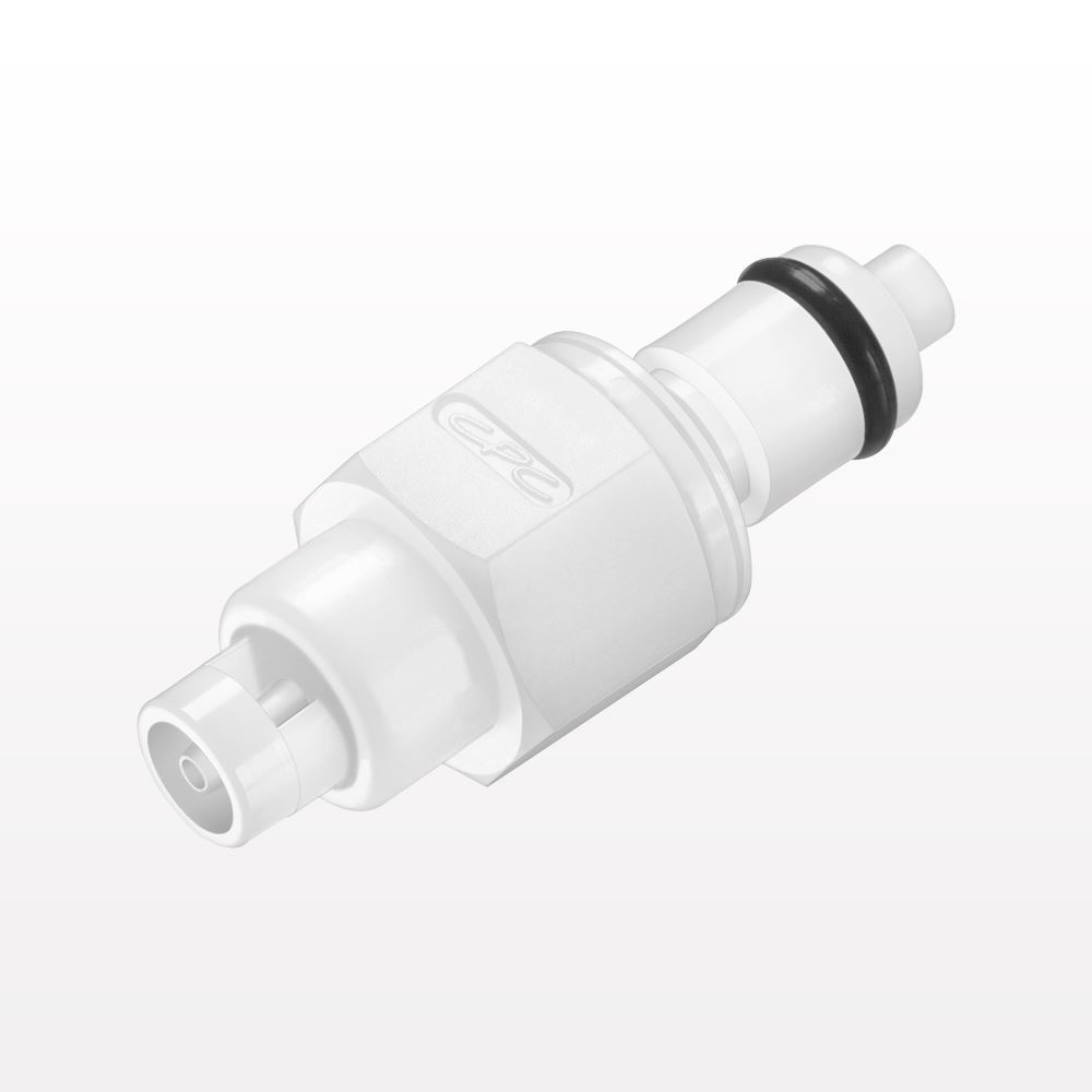 PMC Connector, Insert, Valved, Barbed