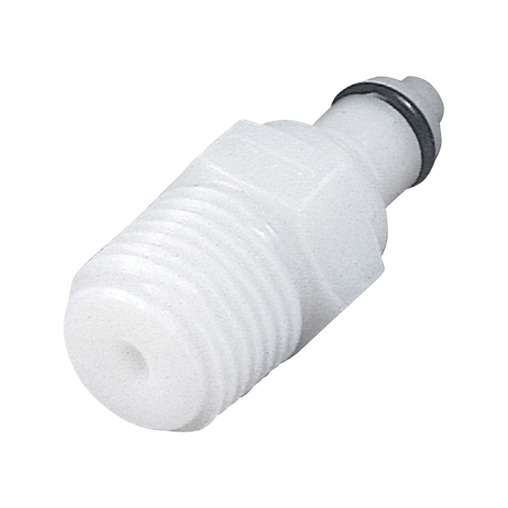 PMC Connector, Insert, Valved, Threaded