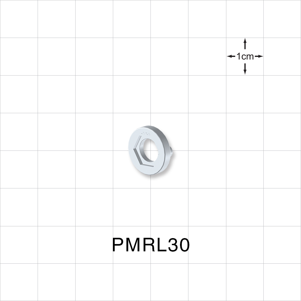 Color Code Ring, White, 100/Bag