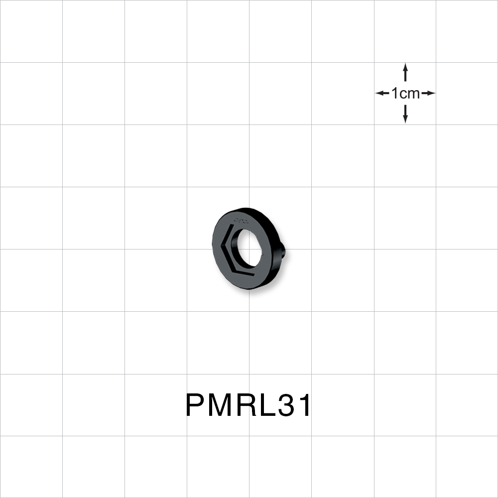 Color Code Ring, Black, 100/Bag