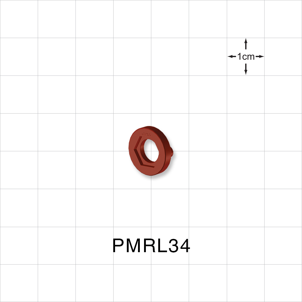 Color Code Ring, Red, 100/Bag